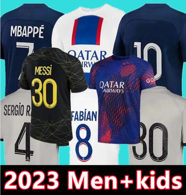 MBAPPE HAKIMI soccer jerseys SERGIO RAMOS KIMPEMBE 22 23 Maillots de football 2022 2023 MARQUINHOS VERRATTI pSGS HAKIMI men kids kit shirt uniforms maillot foot, Adult
MBAPPE HAKIMI soccer jerseys SERGIO RAMOS KIMPEMBE 22 23 Maillots de football 2022 2023 MARQUINHOS VERRATTI pSGS HAKIMI men kids kit shirt uniforms maillot foot, Adult