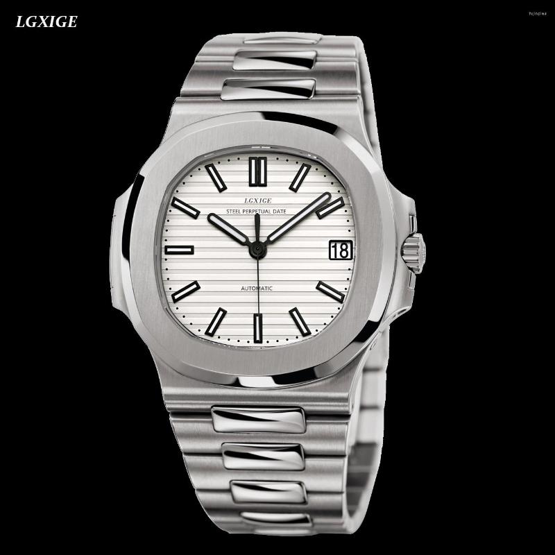 Wristwatches LGXIGE Automatic Self-Wind Mens Watches Top Watch Men Boys Stainless Steel Pp Dress Business Wristwatchs, White
Wristwatches LGXIGE Automatic Self-Wind Mens Watches Top Watch Men Boys Stainless Steel Pp Dress Business Wristwatchs, White