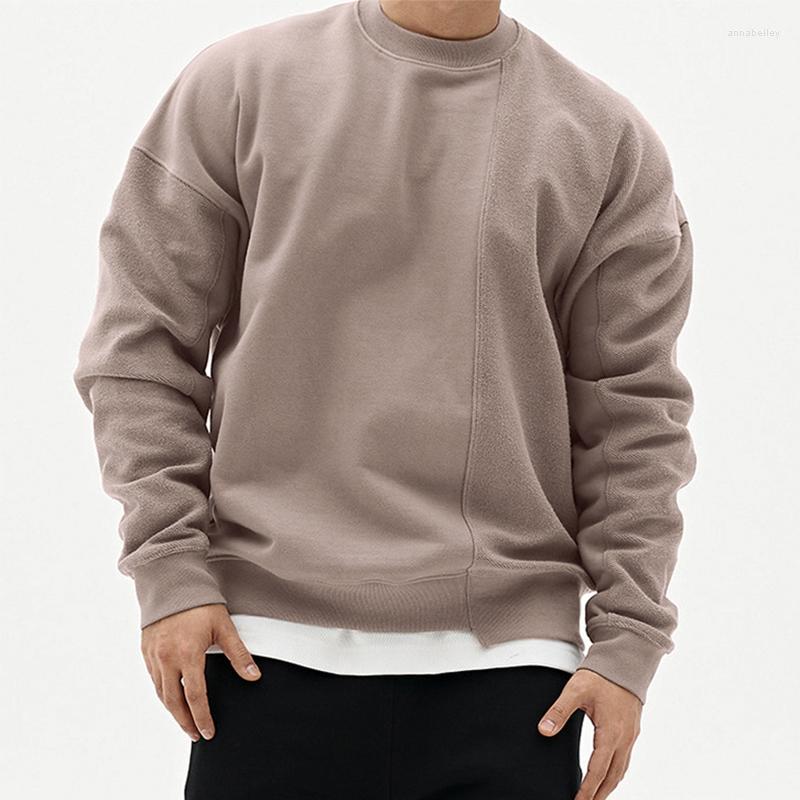 Men's Hoodies Trend Solid Color Patchwork Sweatshirts Men 2023 Fall Leisure Long Sleeve O Neck Pullovers Spring Fashion Tops For Mens, 01 black
Men's Hoodies Trend Solid Color Patchwork Sweatshirts Men 2023 Fall Leisure Long Sleeve O Neck Pullovers Spring Fashion Tops For Mens, 01 black