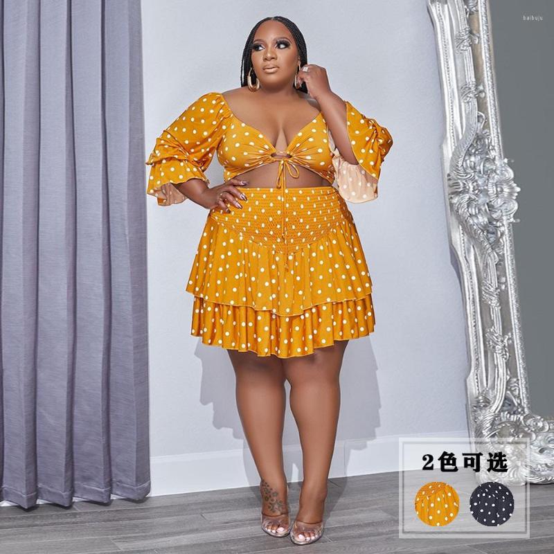 Work Dresses Felyn 2023 Fashion Elegant Style 2 Pcs Dress Women Set Summer Wave Point Tshirt And Skirt Fatty Lady V-neck Above Knee, Black
Work Dresses Felyn 2023 Fashion Elegant Style 2 Pcs Dress Women Set Summer Wave Point Tshirt And Skirt Fatty Lady V-neck Above Knee, Black