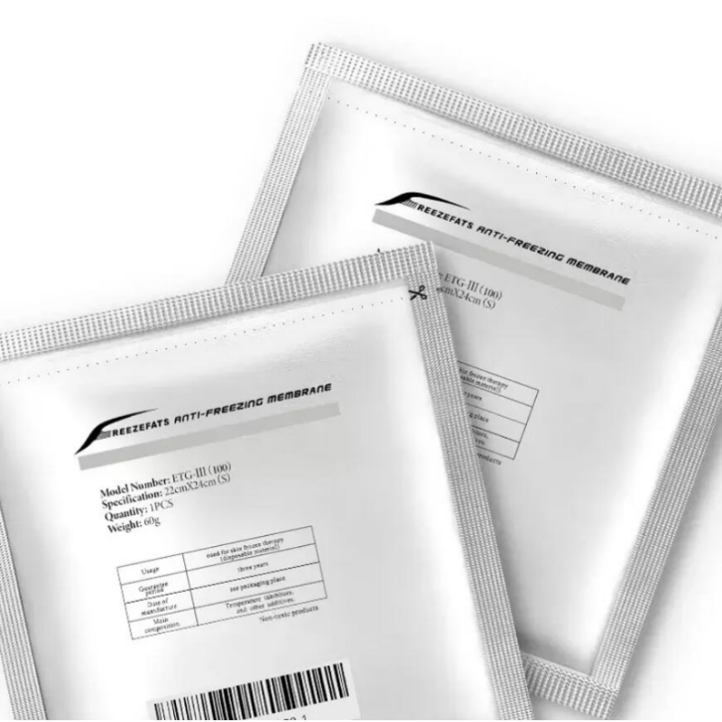 Accessories Parts Anti Freezing Membranes Cryo Cool Pad Anti Freeze Cryotherapy Antifreeze Membrane 27x30CM 34x42CM For Clinical Salon Use