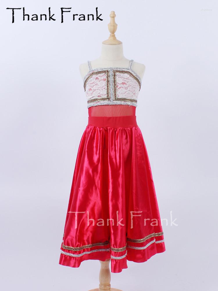 Stage Wear Satin Dance Dress For Girls Women 2 Pieces Set Red Ballet Costume Kids Lace Camisole Leotard Dresses Party Rave Clothes C634 
Stage Wear Satin Dance Dress For Girls Women 2 Pieces Set Red Ballet Costume Kids Lace Camisole Leotard Dresses Party Rave Clothes C634
