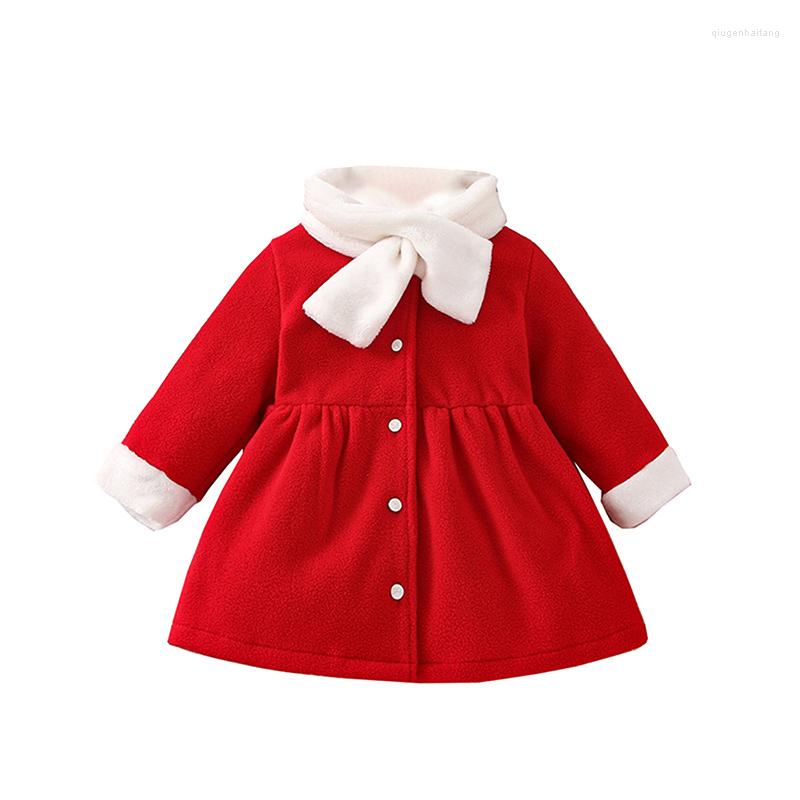Girl Dresses Christmas Toddler Dress Casual Contrast Color Long Sleeves Party And Scarf For Baby
Girl Dresses Christmas Toddler Dress Casual Contrast Color Long Sleeves Party And Scarf For Baby