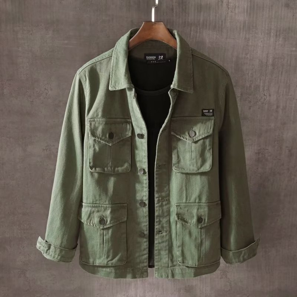 Men's Jackets 2023 spring loose and fall top jacket 230213, Green