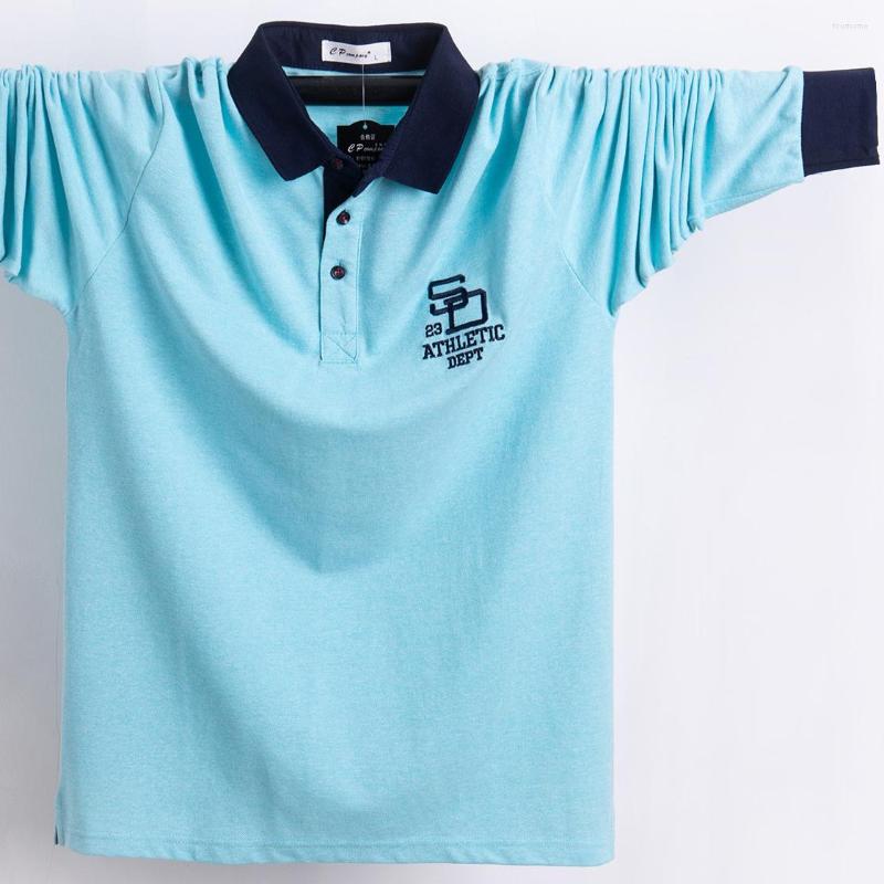 Men's Polos Plus 2023 Men Polo Shirt Autumn Business Work Casual Cotton Male Long Sleeve Winter Hombre -5XL, 211
Men's Polos Plus 2023 Men Polo Shirt Autumn Business Work Casual Cotton Male Long Sleeve Winter Hombre -5XL, 211