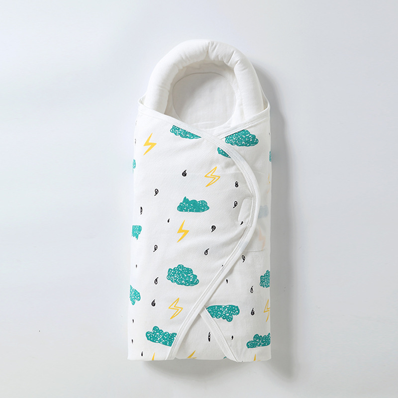 Sleeping Bags born Baby Sleeping Bag UltraSoft Thick Warm Blanket Pure Cotton Infant Boys Girls Clothes Nursery Wrap Swaddle Bebe 230211