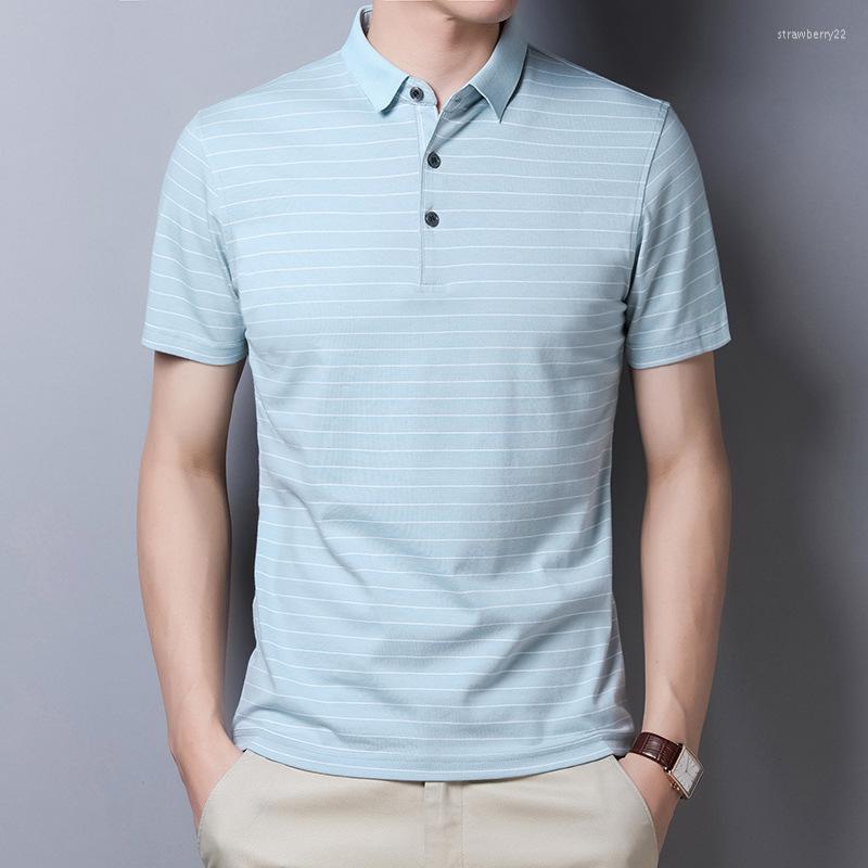 Men's T Shirts 2023 Turn-down Collar Cotton Casual Summer Striped Men Tops Mens Clothing Smart T-Shirt Tees Urn-down, Light orchid
Men's T Shirts 2023 Turn-down Collar Cotton Casual Summer Striped Men Tops Mens Clothing Smart T-Shirt Tees Urn-down, Light orchid