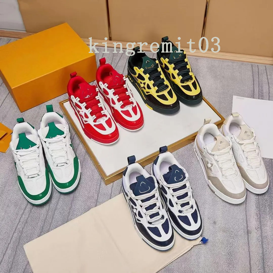 Designer Mens Trainers 1854 Sneakers Embossed Casual Shoes Rubber Platform Sneaker Curb Multicolor Lace-up Skate Shoes Running Shoe With box 38-44
Designer Mens Trainers 1854 Sneakers Embossed Casual Shoes Rubber Platform Sneaker Curb Multicolor Lace-up Skate Shoes Running Shoe With box 38-44