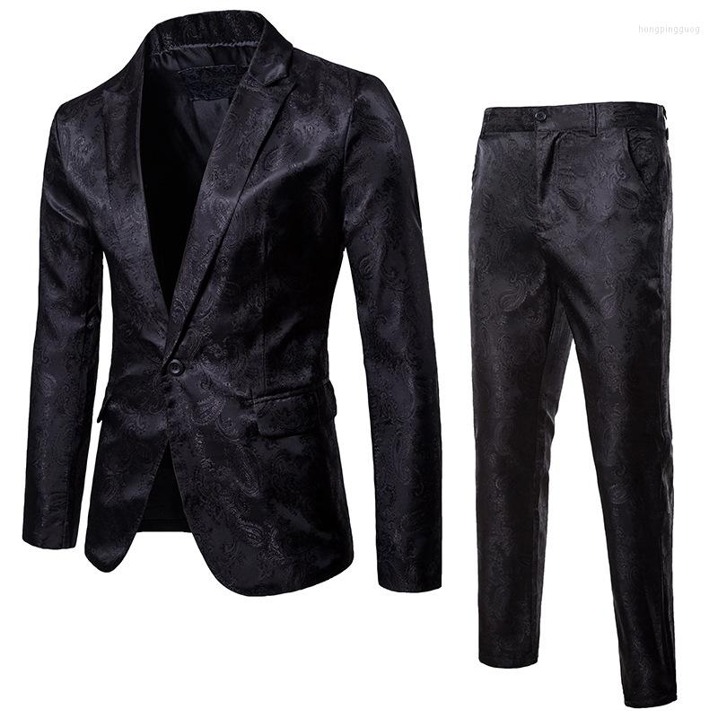 Men's Suits Men 2 Piece Paisley Dress Suit One Button Party Wedding Blazer Pants Sets Dinner Prom Tuxedo Stage Singer Costume Homme, Navy
Men's Suits Men 2 Piece Paisley Dress Suit One Button Party Wedding Blazer Pants Sets Dinner Prom Tuxedo Stage Singer Costume Homme, Navy