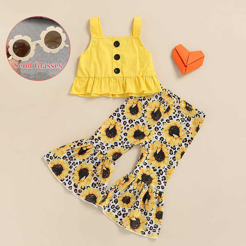 LZH Girls Summer Sets Fashion Flower TopPants piece Suit For Children Clothing Baby Clothes Outfits Send Glasses, Green4
LZH Girls Summer Sets Fashion Flower TopPants piece Suit For Children Clothing Baby Clothes Outfits Send Glasses, Green4