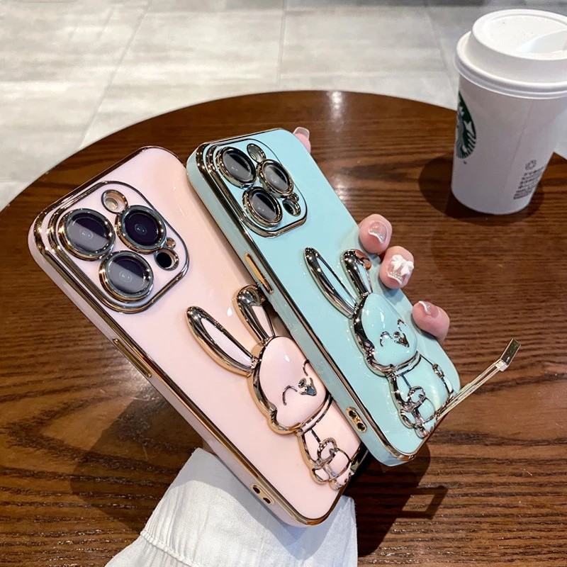 Cases For iPhone 14 Pro 7 8 14 Plus 11 12 13 14 Pro Max X Xr Xs Cute Case 3D Bunny Rabbit Stand Bracket Holder Phone cover
Cases For iPhone 14 Pro 7 8 14 Plus 11 12 13 14 Pro Max X Xr Xs Cute Case 3D Bunny Rabbit Stand Bracket Holder Phone cover