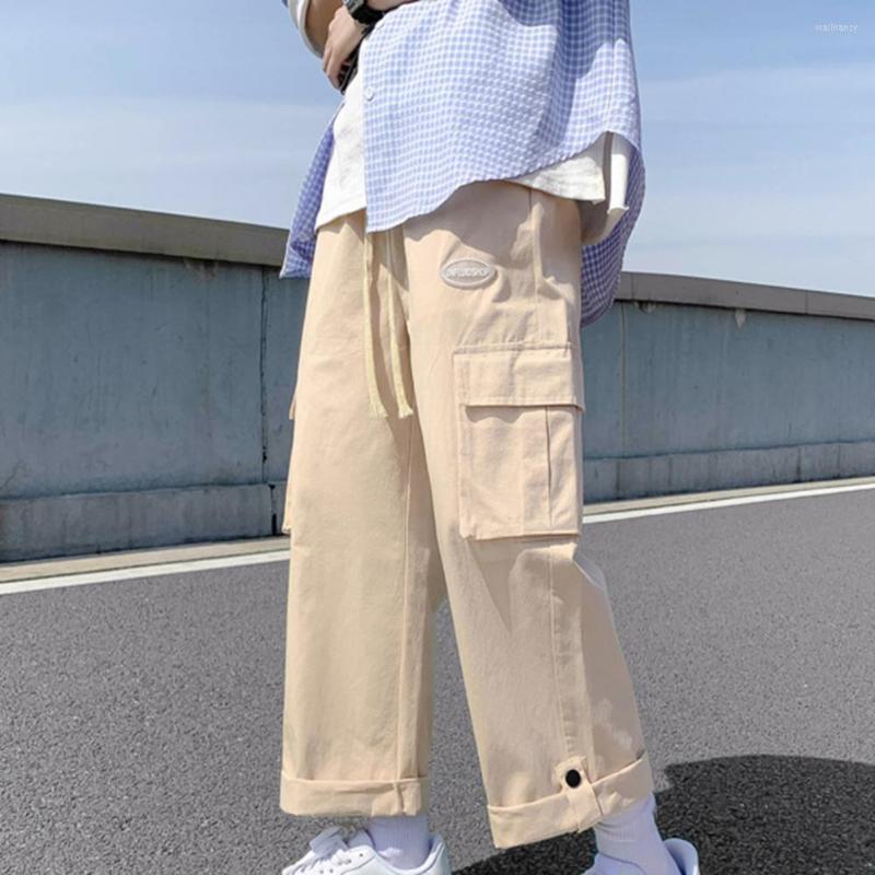Men' Pants Breathable Trendy Straight Wide Leg Solid Color Casual Ankle-Length Trousers Elastic Waist For School, Black
Men' Pants Breathable Trendy Straight Wide Leg Solid Color Casual Ankle-Length Trousers Elastic Waist For School, Black