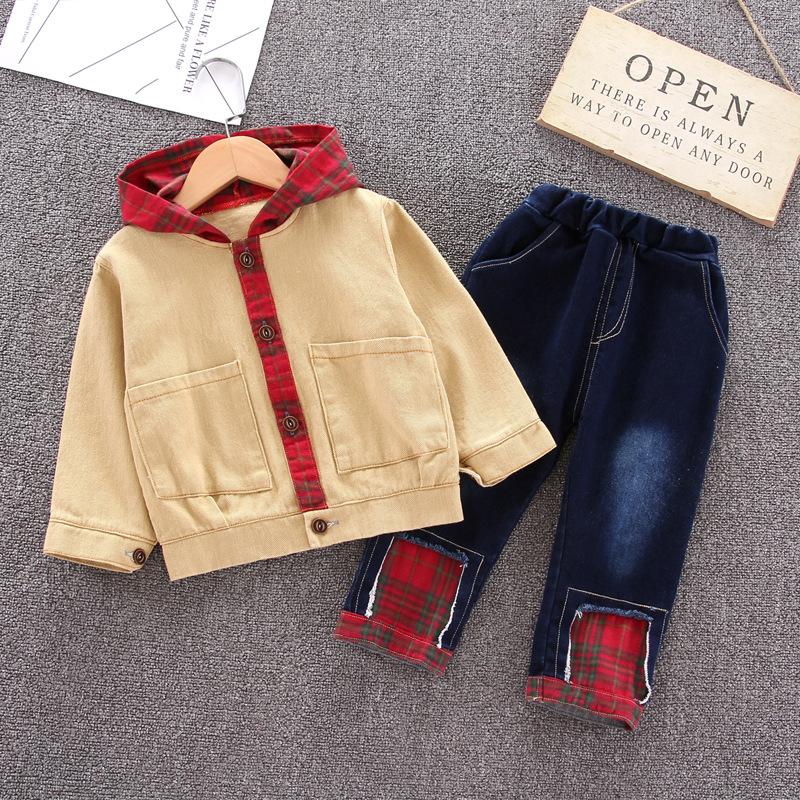 Clothing Sets Boy Fall In The Spring And Autumn Suit Handsome Children Sports Two-piece Tide Model, Beige
Clothing Sets Boy Fall In The Spring And Autumn Suit Handsome Children Sports Two-piece Tide Model, Beige