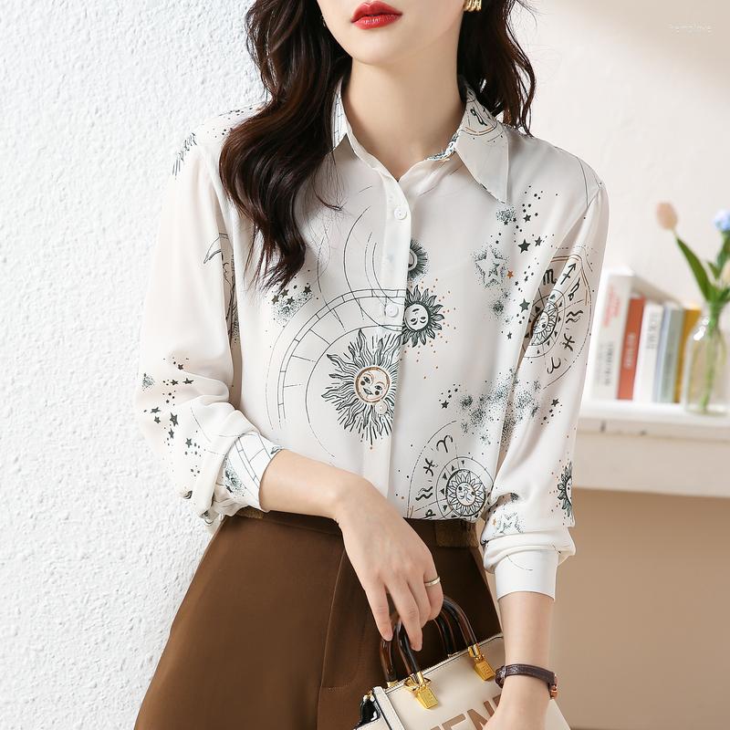 Women' Blouses Casual Buttons Turn Down Collar Female Clothing Fashion Chiffon Blouse Women Loose Office Tops Printing Long Sleeve Shirts, Mixed
Women' Blouses Casual Buttons Turn Down Collar Female Clothing Fashion Chiffon Blouse Women Loose Office Tops Printing Long Sleeve Shirts, Mixed