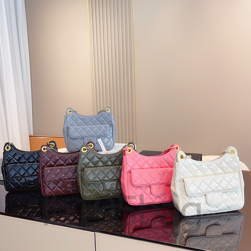 Early Spring 2023 Gold Coin Croissants Vintage Quilted Leather Channel Bags Women's Fashion Handbag Classic Chest Bags Designer Rhombus Tramp Armpit Chain Bag, Black
Early Spring 2023 Gold Coin Croissants Vintage Quilted Leather Channel Bags Women's Fashion Handbag Classic Chest Bags Designer Rhombus Tramp Armpit Chain Bag, Black