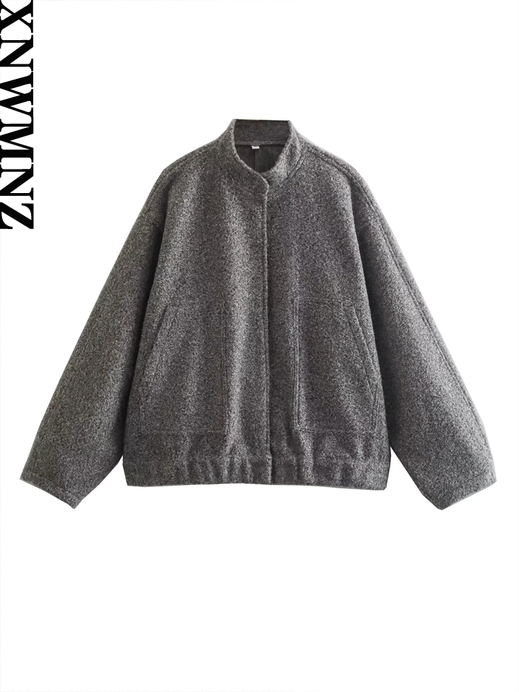 Women s Jackets XNWMNZ 2023 Women Fashion Oversized Bomber Coat Pockets Vintage Stand Neck Long Sleeves Female Chic Outwears 230213, Ivory
Women s Jackets XNWMNZ 2023 Women Fashion Oversized Bomber Coat Pockets Vintage Stand Neck Long Sleeves Female Chic Outwears 230213, Ivory