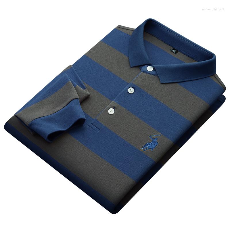 Men's Polos Spring And Autumn Cotton Lapel Long-sleeved Striped T-shirt Middle-aged Young Men's Business Formal Polo Shirt 8717, 8717 green
Men's Polos Spring And Autumn Cotton Lapel Long-sleeved Striped T-shirt Middle-aged Young Men's Business Formal Polo Shirt 8717, 8717 green