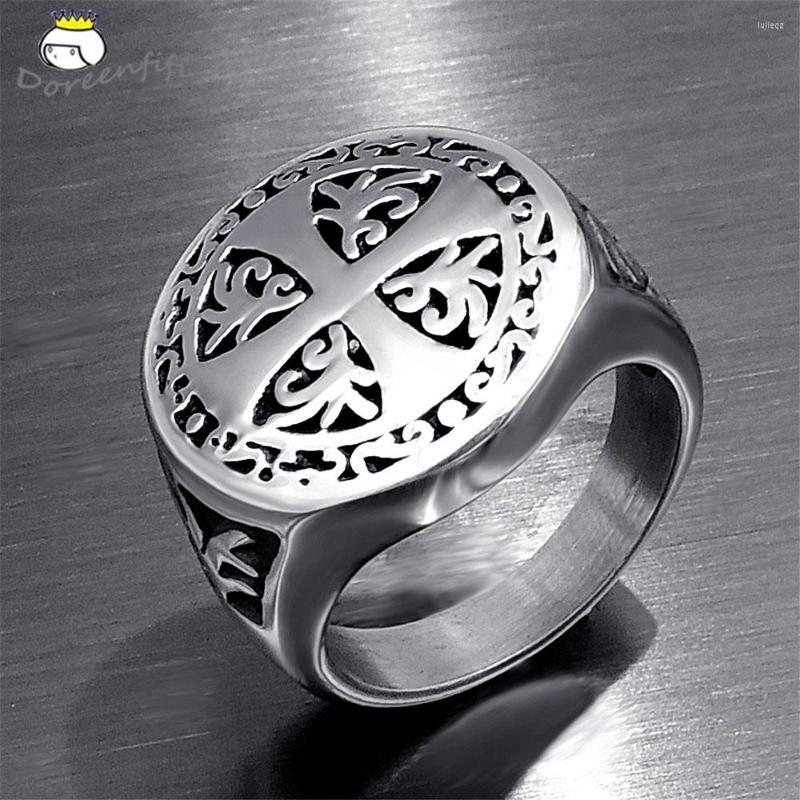 Cluster Rings Vintage Titanium Punk Rock Christian Religion Cross Ring 316L Stainless Steel Men Father Jewelry Gift Size 7 8 9 10 11 12 13
Cluster Rings Vintage Titanium Punk Rock Christian Religion Cross Ring 316L Stainless Steel Men Father Jewelry Gift Size 7 8 9 10 11 12 13