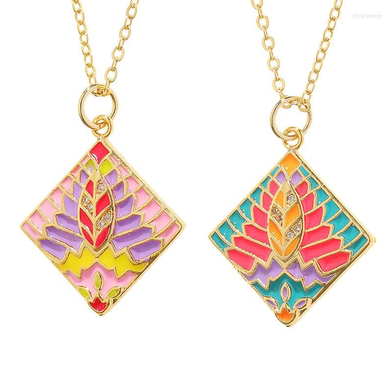 Pendant Necklaces Chic Colorful Square Rhombus Necklace Bohemian Neon Enamel Unique Tarot Card Choker For Women Lucky Jewelry Gifts Y2K
Pendant Necklaces Chic Colorful Square Rhombus Necklace Bohemian Neon Enamel Unique Tarot Card Choker For Women Lucky Jewelry Gifts Y2K