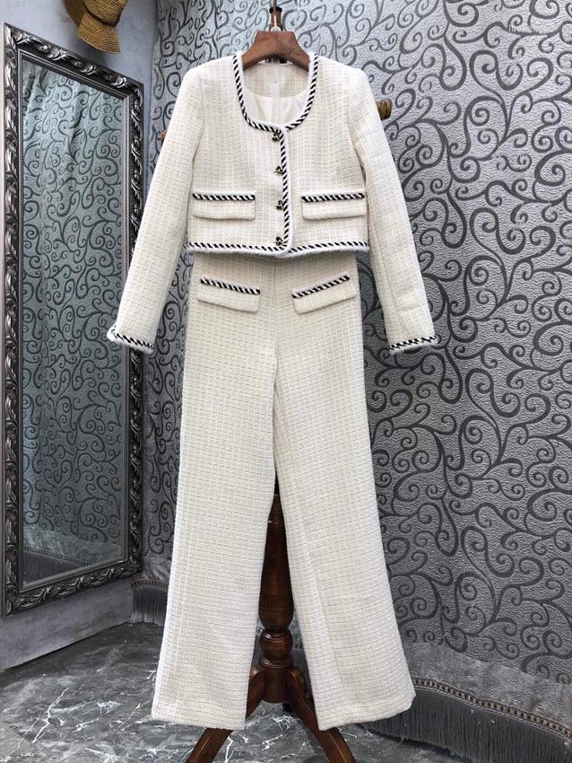 Women' Two Piece Pants 2023 Women' Fashion Suit Trim U Neck Short Jacket Straight Trousers 2-piece Set 1117
Women' Two Piece Pants 2023 Women' Fashion Suit Trim U Neck Short Jacket Straight Trousers 2-piece Set 1117