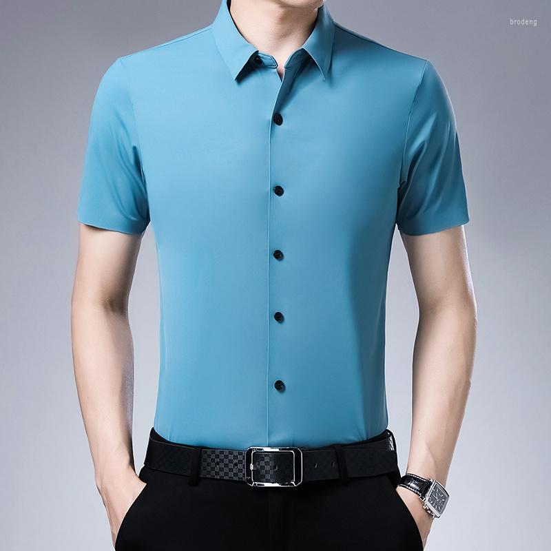 Men's Casual Shirts Mulberry Summer Men's Silk Business For Men Fashion Short Sleeve Shirt Tops 4XL Camisas De Hombre Lq, 2089 black
Men's Casual Shirts Mulberry Summer Men's Silk Business For Men Fashion Short Sleeve Shirt Tops 4XL Camisas De Hombre Lq, 2089 black