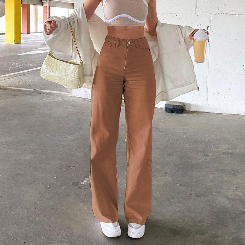 Women's Jeans 2023 Brown Fashion Y2K Women High Waist Stretch Wide Leg Femme Trousers Casual Comfort Denim Mom Pants Washed Jean
Women's Jeans 2023 Brown Fashion Y2K Women High Waist Stretch Wide Leg Femme Trousers Casual Comfort Denim Mom Pants Washed Jean
