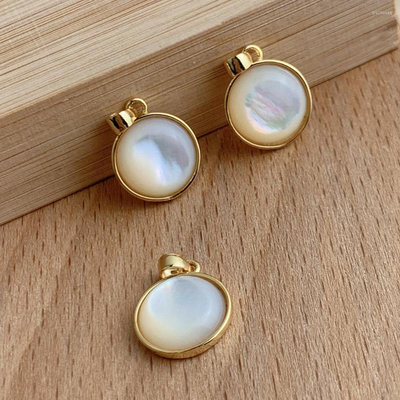 Pendant Necklaces Natural Shell Round Accessories DIY Necklace Fashion White Mother Of Pearl Alloy
Pendant Necklaces Natural Shell Round Accessories DIY Necklace Fashion White Mother Of Pearl Alloy
