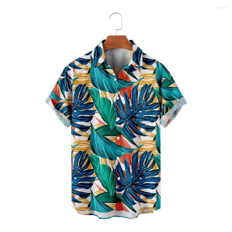Men's Casual Shirts Hawaiian Men Short-sleeved Loose Print Button Summer Turn-down-collar Top
Men's Casual Shirts Hawaiian Men Short-sleeved Loose Print Button Summer Turn-down-collar Top