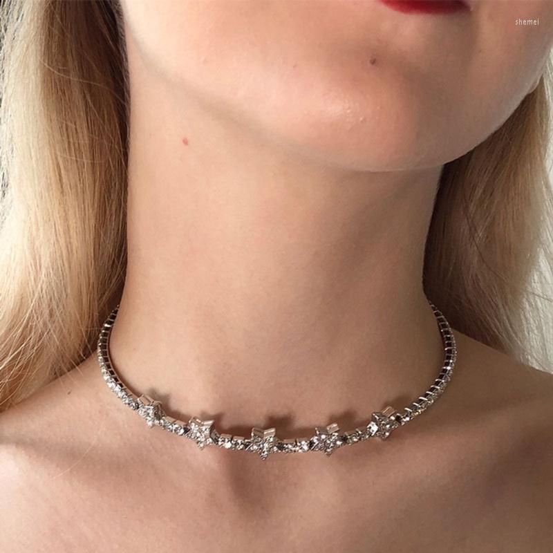 Choker Korea Fashion Shining Stars Collar Luxury Clavicle Chains Statement Wedding Necklace Aesthetic Jewelry For Women Gifts 
Choker Korea Fashion Shining Stars Collar Luxury Clavicle Chains Statement Wedding Necklace Aesthetic Jewelry For Women Gifts