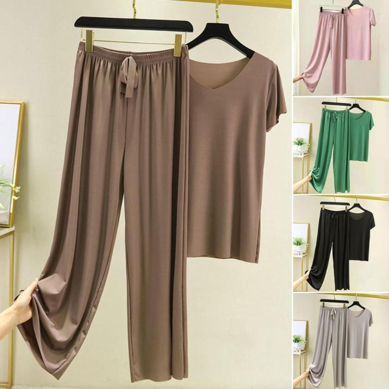 Women's Two Piece Pants 2 Pcs/Set Summer Top Trousers Set Chic Thin Plus Size Pullover Women T-shirt Lady Garment, Black
Women's Two Piece Pants 2 Pcs/Set Summer Top Trousers Set Chic Thin Plus Size Pullover Women T-shirt Lady Garment, Black
