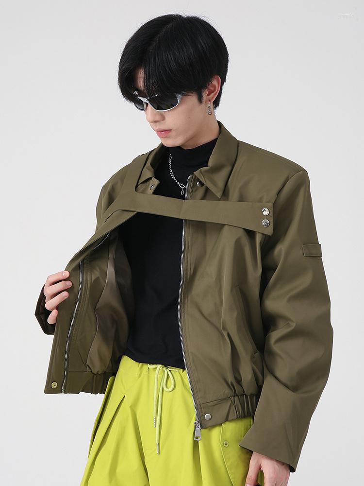 Men's Jackets Coat Autumn Winter Men's Design Korean Fashion Irregular Shoulder Jacket 2023 Turn-down Collar Male Tops 2A6708, Black
Men's Jackets Coat Autumn Winter Men's Design Korean Fashion Irregular Shoulder Jacket 2023 Turn-down Collar Male Tops 2A6708, Black