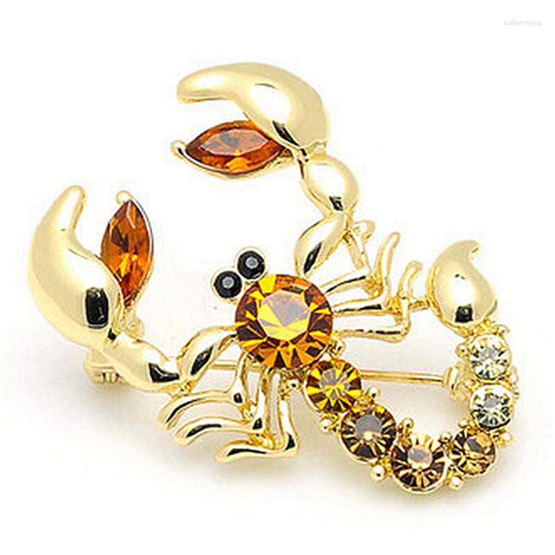 Brooches Women Fashion Brooch Animal Scorpion Crystal Rhinestone Scarf Pin Party Jewelry Enamel Lapel
Brooches Women Fashion Brooch Animal Scorpion Crystal Rhinestone Scarf Pin Party Jewelry Enamel Lapel