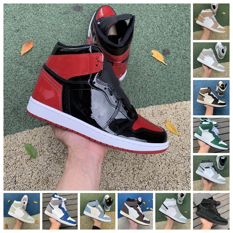 1 1s Mens Basketball Shoes Sneaker Lost Found Gorge Green StarFish Bred Patent Dark Mocha Grey Fog Denim True Blue Shadow Tan Gum Men Women, D004
1 1s Mens Basketball Shoes Sneaker Lost Found Gorge Green StarFish Bred Patent Dark Mocha Grey Fog Denim True Blue Shadow Tan Gum Men Women, D004
