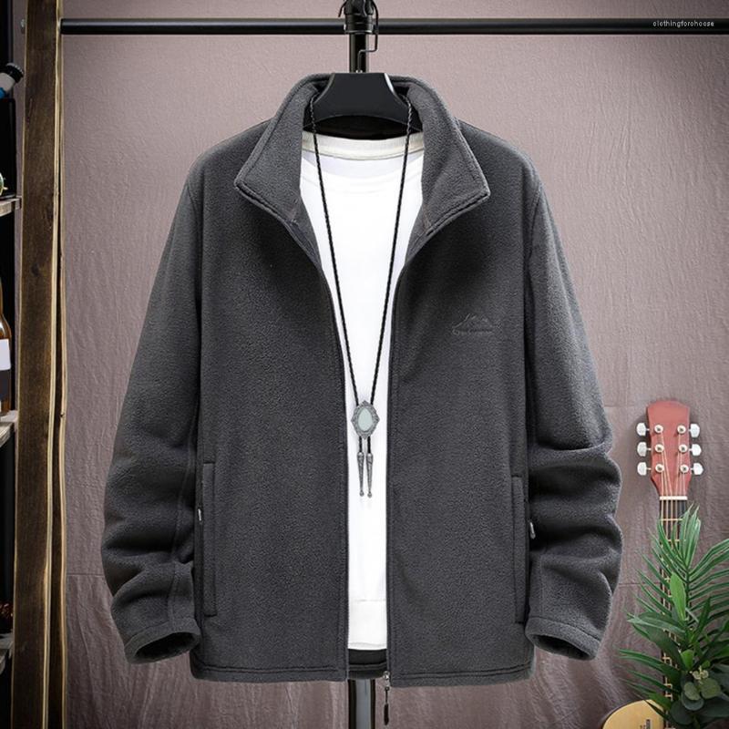 Men's Jackets Trendy Men Jacket Stand Collar Temperament Baseball Coat Coldproof Pockets, Black
Men's Jackets Trendy Men Jacket Stand Collar Temperament Baseball Coat Coldproof Pockets, Black