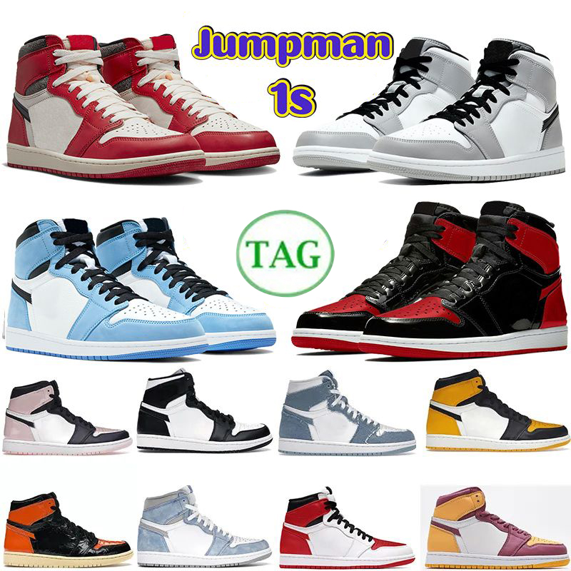 Basketball shoes Designer Jumpman 1s Chicago Lost and found University Blue Patent bred Light Smoke Grey Brotherhood Hyper Royal Pollen men women sneakers 
Basketball shoes Designer Jumpman 1s Chicago Lost and found University Blue Patent bred Light Smoke Grey Brotherhood Hyper Royal Pollen men women sneakers