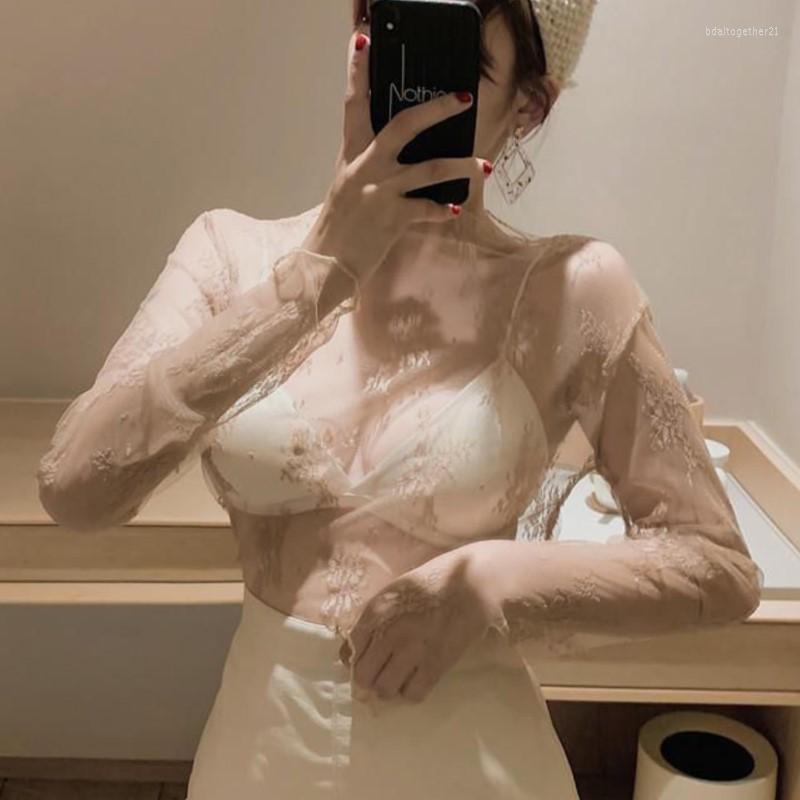 Women' T Shirts Lace Bottoming Shirt Female Summer Tide Super Fairy Foreign Style Small Mesh Embroidery Inner Long-sleeved Women Top, Black
Women' T Shirts Lace Bottoming Shirt Female Summer Tide Super Fairy Foreign Style Small Mesh Embroidery Inner Long-sleeved Women Top, Black