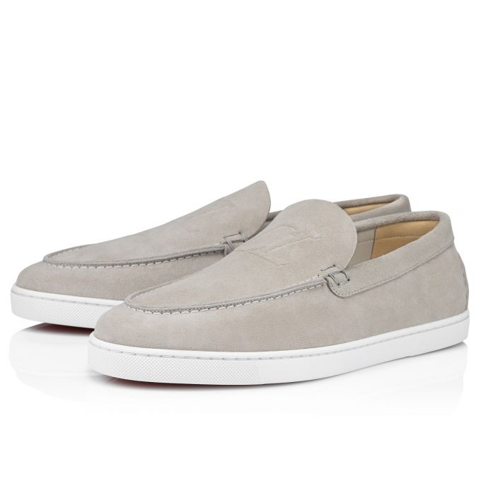 23s Reds sole men casual shoes genuine leather loafer varsiboat boat sneaker luxury brand without spike sports trainers grey suede low tops with box
23s Reds sole men casual shoes genuine leather loafer varsiboat boat sneaker luxury brand without spike sports trainers grey suede low tops with box