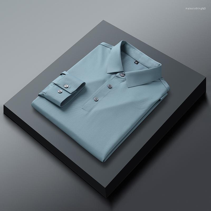 Men's Polos Top Grade Men's Long Sleeve Polo Shirts 2023 Men Business Casual Classic Brand Clothing Spring Autumn Tops, Black
Men's Polos Top Grade Men's Long Sleeve Polo Shirts 2023 Men Business Casual Classic Brand Clothing Spring Autumn Tops, Black