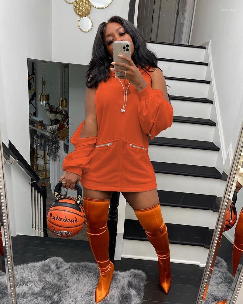 Casual Dresses Solid Zipper Hooded Sweatshirt Dress Women Code Shoulder Ruched Long Sleeve Loose Hoodies Streetwear Vestidos, Black
Casual Dresses Solid Zipper Hooded Sweatshirt Dress Women Code Shoulder Ruched Long Sleeve Loose Hoodies Streetwear Vestidos, Black