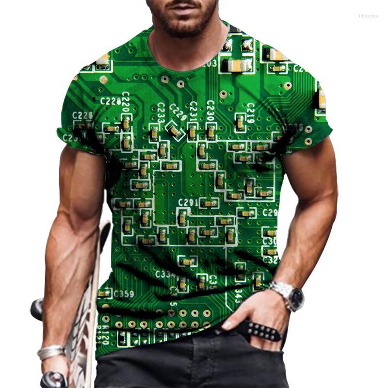 Men's T Shirts T-shirt Men And Women Electronic Chip Short-sleeved Fashion Brand Casual Harajuku Street Summer Style 2023, Mt-800203
Men's T Shirts T-shirt Men And Women Electronic Chip Short-sleeved Fashion Brand Casual Harajuku Street Summer Style 2023, Mt-800203