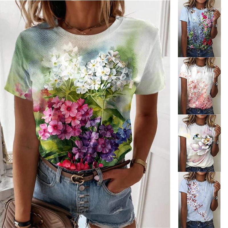 Women's T Shirts Women Flower Print T-shirt Basic O-Neck Tops Female Casual Pullover Fashion Vintage Loose, Blue
Women's T Shirts Women Flower Print T-shirt Basic O-Neck Tops Female Casual Pullover Fashion Vintage Loose, Blue