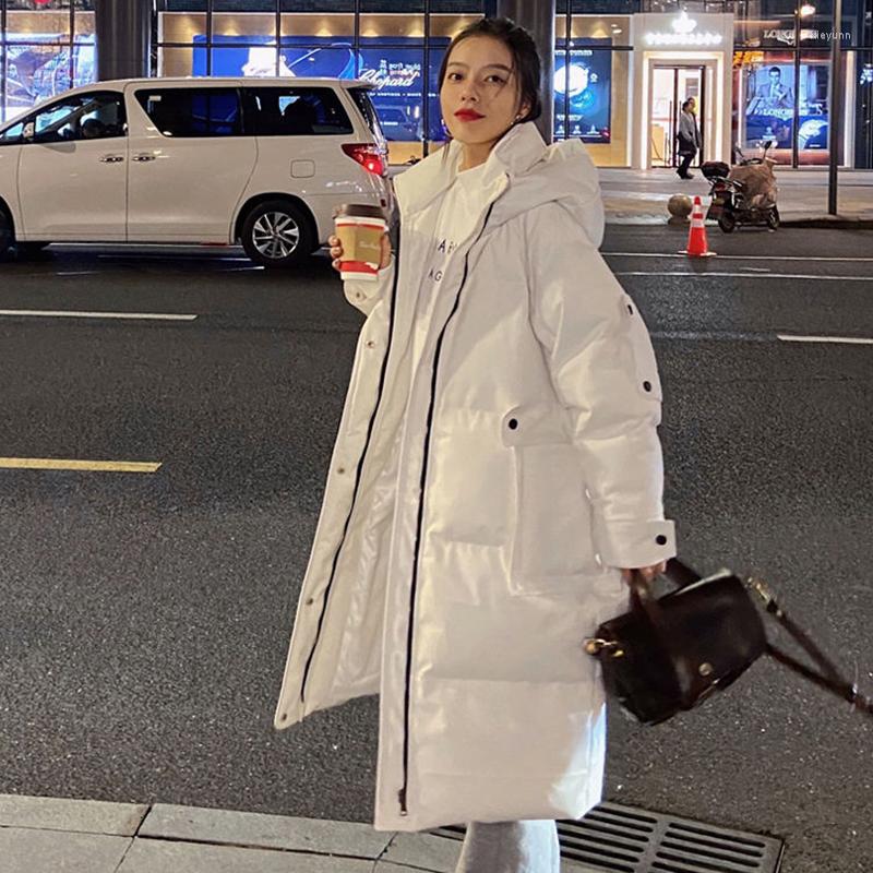 Women's Trench Coats Long Parka Korean Thickened Warm Bread Jackets Ladies Winter Oversized Loose Hooded Clothes Cotton Outerwear Mujer
Women's Trench Coats Long Parka Korean Thickened Warm Bread Jackets Ladies Winter Oversized Loose Hooded Clothes Cotton Outerwear Mujer