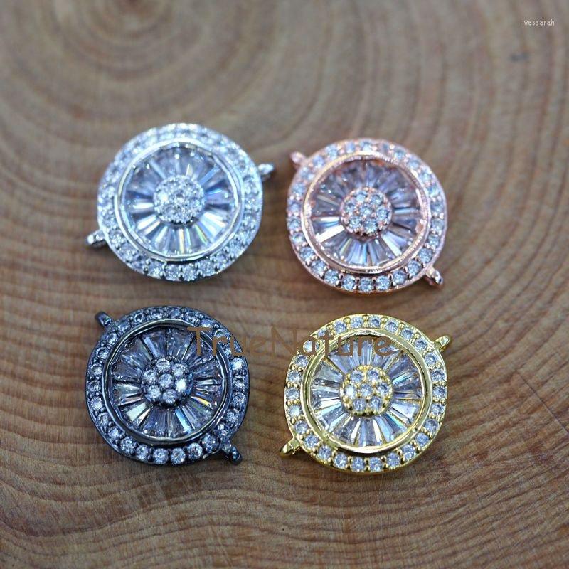 Pendant Necklaces Metal Copper Charms Round Wheel Shape Cz Micro Pave Connectors In 17.3 15.5 Mm PC6422
Pendant Necklaces Metal Copper Charms Round Wheel Shape Cz Micro Pave Connectors In 17.3 15.5 Mm PC6422