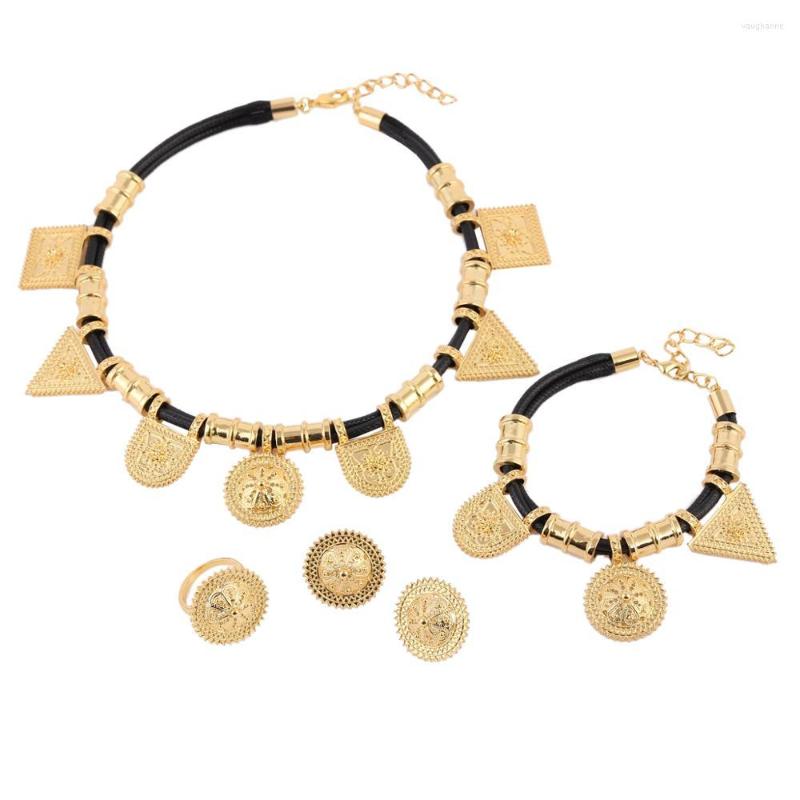 Necklace Earrings Set Triangel Jewelry Design Ethiopian Gold Color Eritrea Habesha Jewellery Sets Wedding Gift, Picture shown
Necklace Earrings Set Triangel Jewelry Design Ethiopian Gold Color Eritrea Habesha Jewellery Sets Wedding Gift, Picture shown