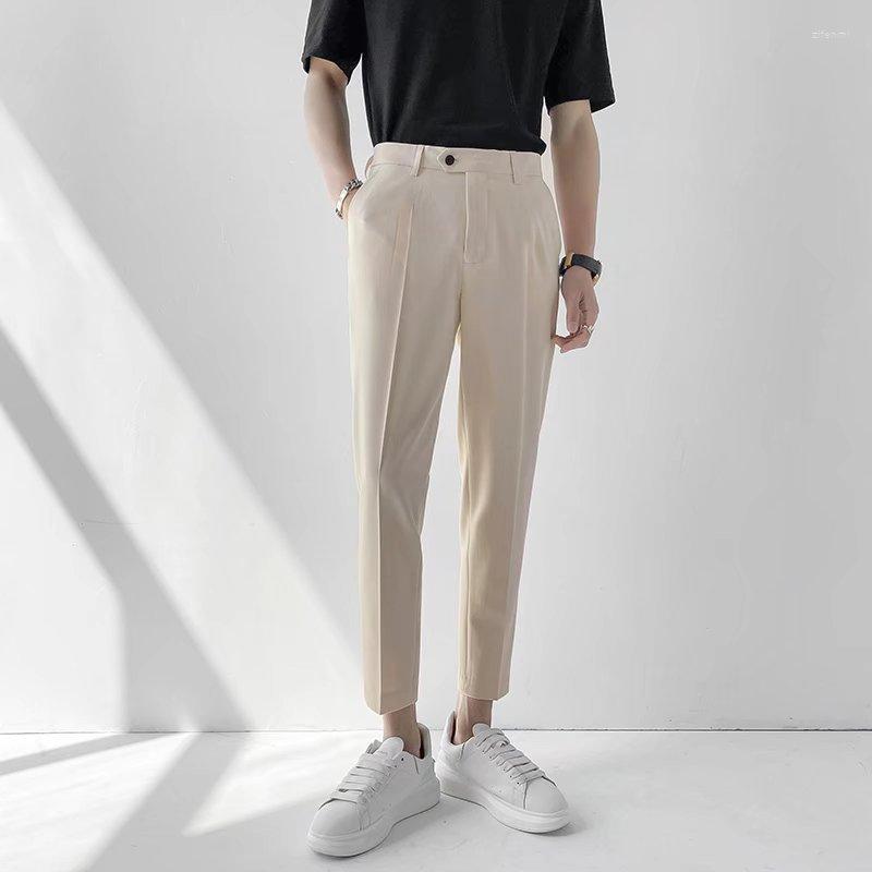 Men's Pants ZCSMLL Spring Light Cooked Trousers Men's Small Foot Casual Slim Straight Trend 9 Ninth Dripping Suit Men, Gray
Men's Pants ZCSMLL Spring Light Cooked Trousers Men's Small Foot Casual Slim Straight Trend 9 Ninth Dripping Suit Men, Gray