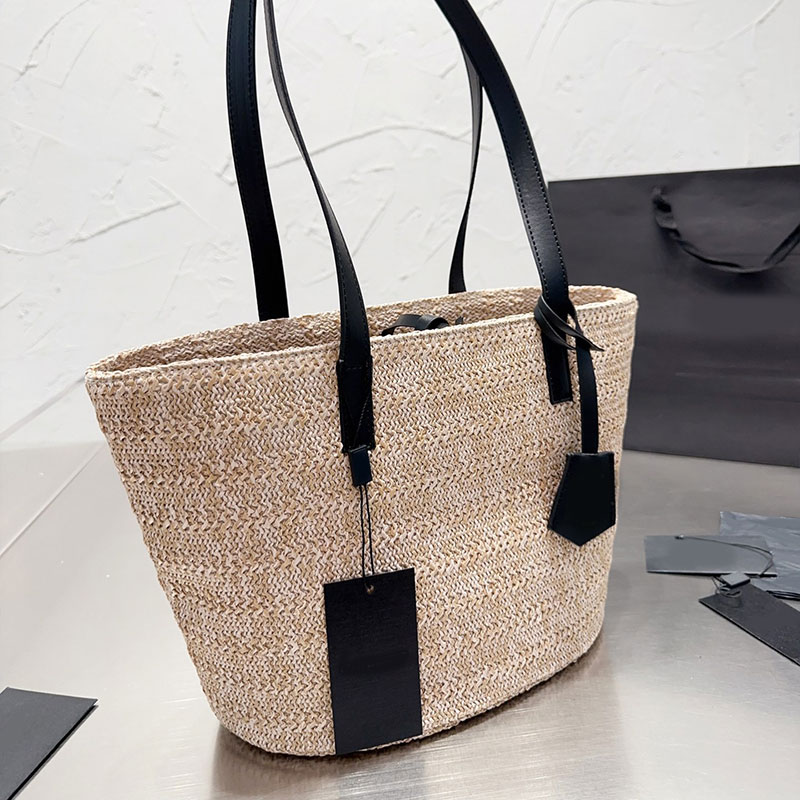 Straw Woven Shopping Bag Basket Bags Large Capacity Crochet Handbags Purse Fashion Letter Plain Style Shoulder Bags Removable Zipper Pouch Inside Pocket
Straw Woven Shopping Bag Basket Bags Large Capacity Crochet Handbags Purse Fashion Letter Plain Style Shoulder Bags Removable Zipper Pouch Inside Pocket