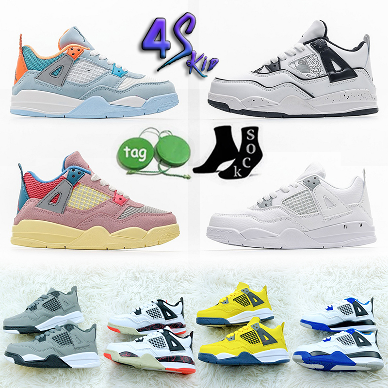 2023 kids Jumpman 4 Basketball Shoes Grade school 4S Messy Room for sale 4 Black Cat Midnight Navy Seafoam Red White Oreo Bred Trainers, 16
2023 kids Jumpman 4 Basketball Shoes Grade school 4S Messy Room for sale 4 Black Cat Midnight Navy Seafoam Red White Oreo Bred Trainers, 16