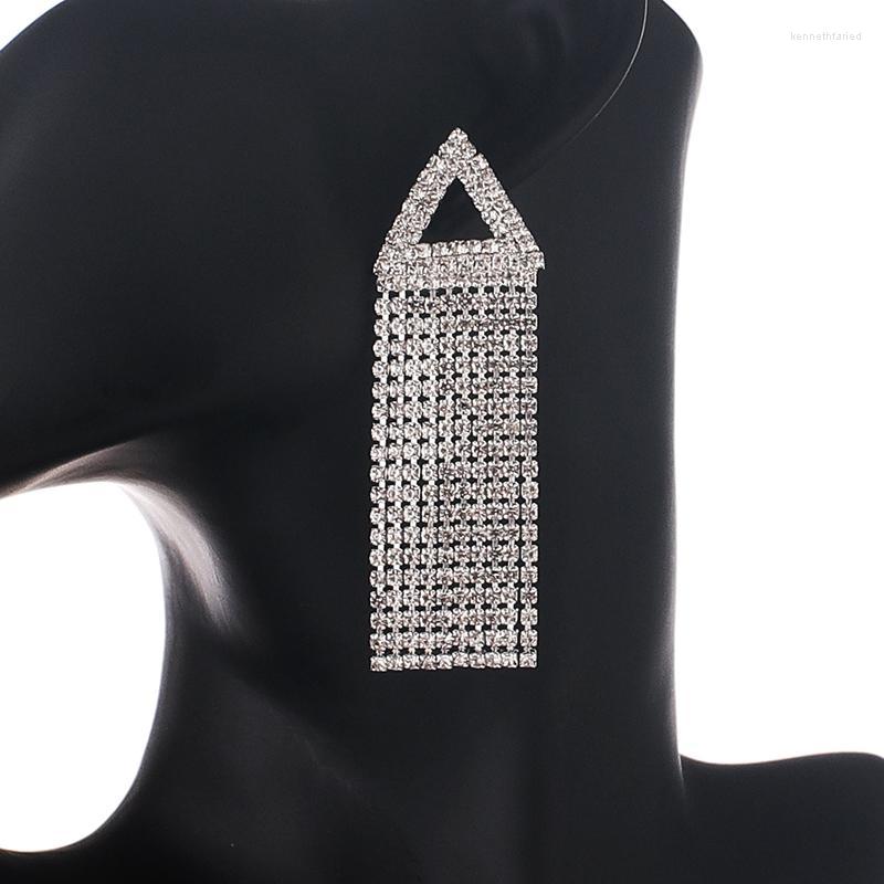 Dangle Earrings YFJEWE Shiny Long Tassel Crystal Drop For Women Triangle Rhinestone Party Wedding Jewelry Gifts E678
Dangle Earrings YFJEWE Shiny Long Tassel Crystal Drop For Women Triangle Rhinestone Party Wedding Jewelry Gifts E678