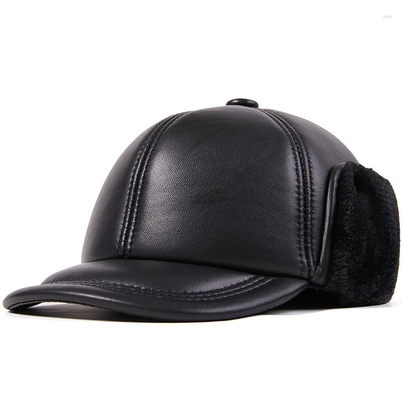 Berets X7017 Genuine Leather Hat Men's Winter Fleece Warm Adult Sheepskin Bucket Hats Baseball Cap Thunder Ear Protective, Black
Berets X7017 Genuine Leather Hat Men's Winter Fleece Warm Adult Sheepskin Bucket Hats Baseball Cap Thunder Ear Protective, Black