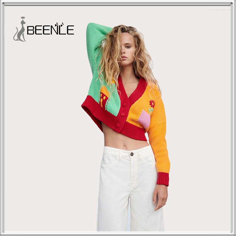 Women' Knits BEENLE Women' Spring Patchword Cardigan Colorful Wnter Coats Long-sleeved Knitted Jacquard Sweater Embroidery Jacket, Yellow
Women' Knits BEENLE Women' Spring Patchword Cardigan Colorful Wnter Coats Long-sleeved Knitted Jacquard Sweater Embroidery Jacket, Yellow